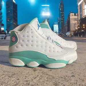 Air Jordan’s 13 Aurora Green Worn Once Size 10-1/2 No Box - Picture 1 of 12