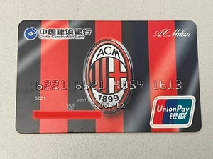 A C Milan Football Credit Card▪️Italy▪️China Construction Bank▪️2012 Exp - Picture 1 of 2