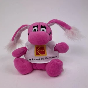 Vintage Kodak Kolorkins Critter Star rosa US Ski Team Stofftier Plüsch 2000 - Bild 1 von 10