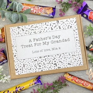 Grandad Fathers Day Gift, Personalised Chocolate Box, Gift for Grandad, Gift him - Picture 1 of 9