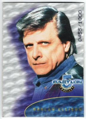 BABYLON 5 SKYBOX PROFILES HE1 HARLAN ELLISON TRIBUTE INSERT *RARE* 0455/1000 - Image 1 of 2