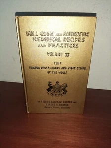 Bull Cook and Authentic Recipes and Practices Volume II George Herter - Picture 1 of 6