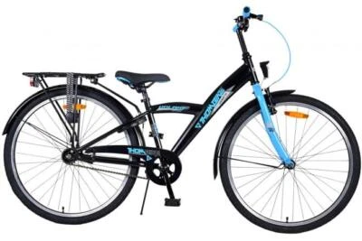 26 Zoll Thombike Blau Schwarz 9-12Jahre Fahrrad Hand/Rücktrittbremse Beleuchtung - Bild 1 von 4