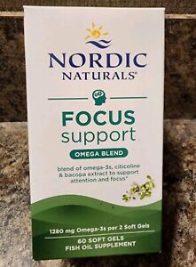 Nordic Naturals Focus Support Soft Gels - 60 Count