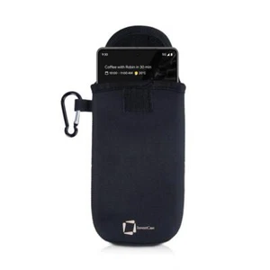 GENUINE INVENTCASE BLACK NEOPRENE POUCH CASE FOR GOOGLE PIXEL 7 / 7 PRO - Picture 1 of 9