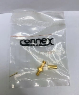 Connex 132116RP RF Connectors / Coaxial Connectors SMA ST CRIMP JK RG58 LMR 195 - Image 1 of 4