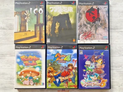 SONY PS3 6-piece set! Ico, Shadow of the Colossus, Monster Farm etc.From Japan - Image 1 of 2