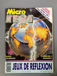 Micro News n°48 Juin 1991 Magazine de jeux vidéo Console Ordinateur ( Réf#C-122) - Foto 1 di 12