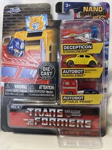 Jada Toys Nano Hollywood Rides Transformers NV4 Set Of 3 Diecast  NEW IN STOCK - Picture 1 of 9