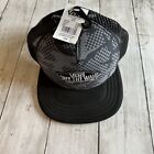 NEW WITH TAGS VANS CLASSIC PATCH PRINT HAT GREY BLACK ONE SIZE 