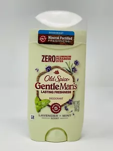 Old Spice GentleMan’s Lasting Freshness Lavender +Mint Deodorant 3.0 oz/ 85g New - Picture 1 of 2
