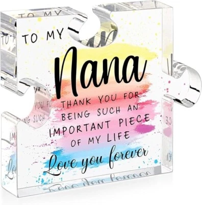 Acrylic puzzle piece for Nana, show her how much she is loved! - Image 1 of 4