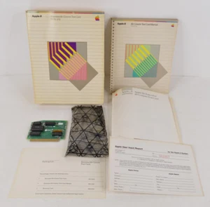 Apple IIe 80 Column Text Memory Expansion Card w/ Manuals & Box 607-0102 - Picture 1 of 8
