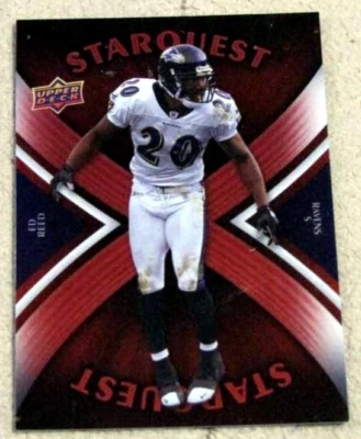 2008 Upper Deck StarQuest Rainbow Red #SQ12 Ed Reed - Image 1 of 3
