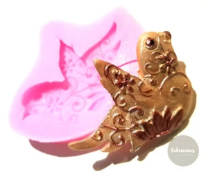 Floral Bird Silicone Mould - Picture 1 of 1