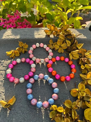 Handgefertigt Miracle Beads Polaris Perlen Armbänder 14mm bunt 3D Perlen - Bild 1 von 4