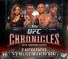 2015 TOPPS UFC CHRONICLES HOBBY BOX 