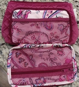 NWT~Vera Bradley Majestic Magenta ~Compact Organizer 4 Breast Cancer Awareness - Picture 1 of 12