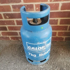 Empty 7kg Butane Calor Gas Bottle Cylinder Camper Caravan Motor Home London - Picture 1 of 2
