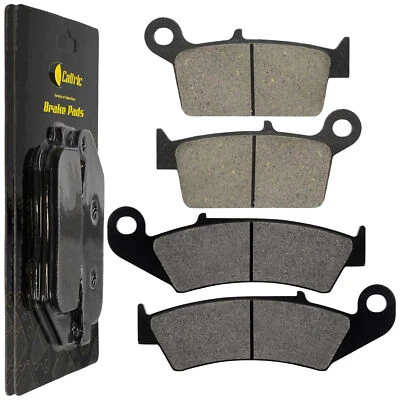 Caltric Front and Rear Brake Pads for Kawasaki KX125 KX250 1997-2002 — 第 1/4 张图片