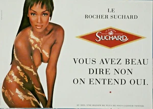 PUBLICITÉ DE PRESSE 1998 ROCHER SUCHARD - Naomi CAMPBELL - Imagen 1 de 1
