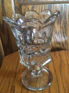 EAPG 1850-1860 Flint Glass Celery Vase Excelsior Variant Pattern - 7 1/2” - Picture 1 of 7