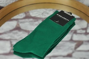 Calcetines de tripulación divertidos para hombre Feraricci verde liso coloridos - $18 al por menor - totalmente nuevos - Imagen 1 de 2