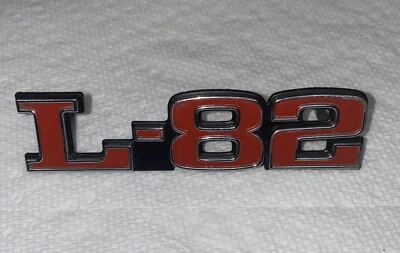 1975-1979 Chevrolet Corvette L-82 Hood Emblems Part # 367685 - NEW - Image 1 of 4