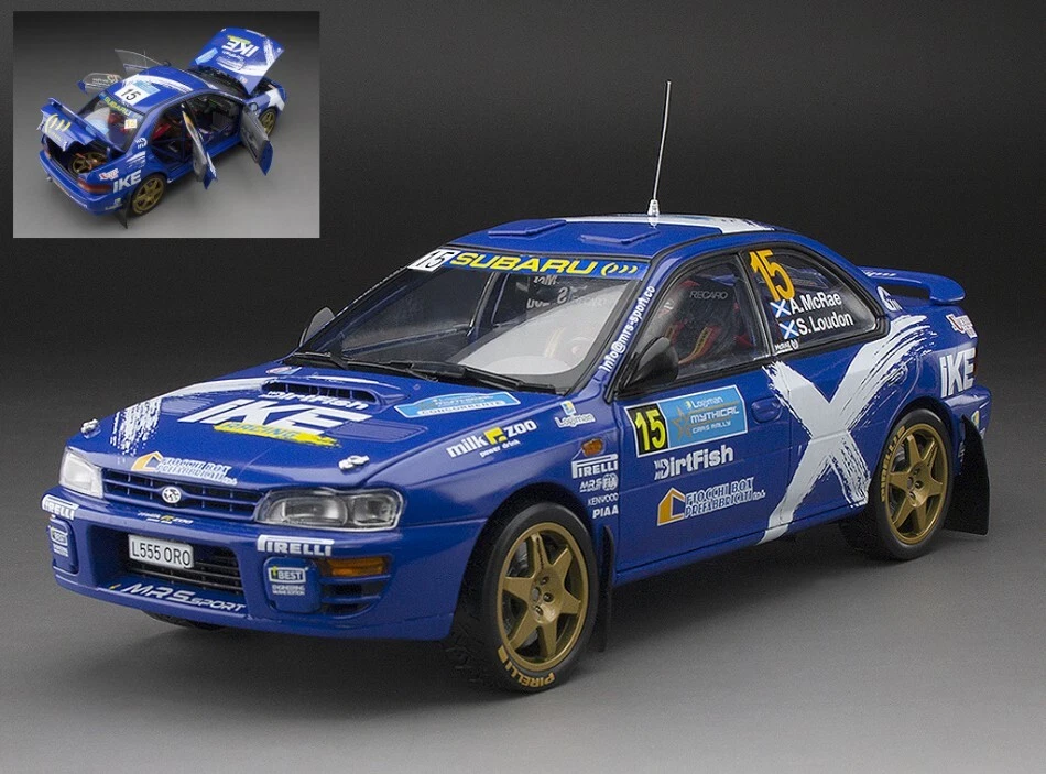 SunStar SUBARU IMPREZA N.15 MYTHICAL CARS RALLY 2023 A.MC RAE-S.LONDON 1:18 - Immagine 1 di 1