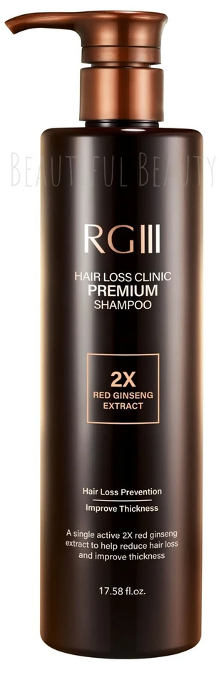 RGIII Rg3 Premium Hair Loss Prevention Clinic Shampoo Red Ginseng (thickness)