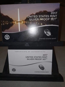 2017 Proof Silver Set in Package w/COA - Picture 1 of 5