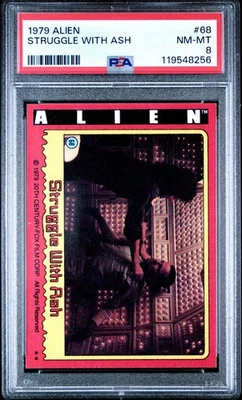1979 Topps Alien #68 Struggle With Ash PSA 8 NM-MT - Image 1 of 2