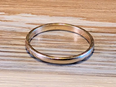 14K Solid Gold ARTCARVED Women's Wedding Band Ring Sz 7 NOT SCRAP 1.2 Grams - Image 1 of 4