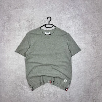 Camiseta de hombre THOM BROWNE Nueva York gris algodón talla grande L\ 4 hecha en Japón Foto 1 de 4