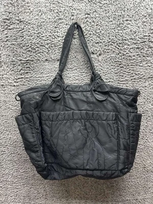 Bolso de Mano Marc by Marc Jacobs Para Mujer Acolchado Nylon Ropa de Trabajo Negro 18" x 15" Foto 1 de 4