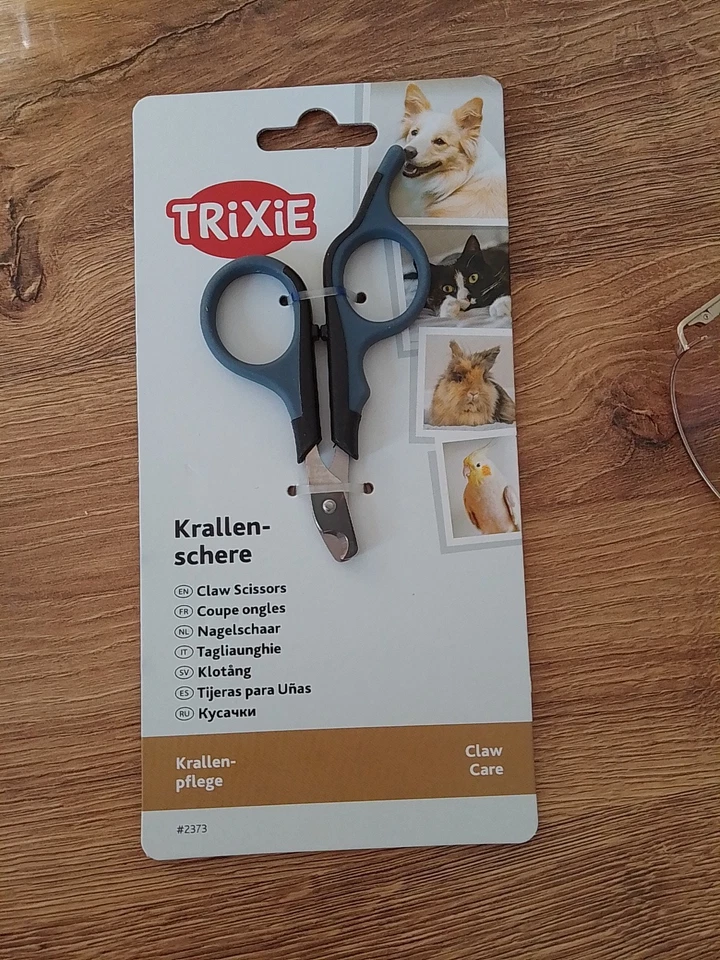 BNIP Trixie Claw Scissors / Clippers For Cat Budgie Rabbit Guinea Pig - Image 1 of 1