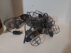 String Lights 10 4" Metal Lanterns - Picture 1 of 3
