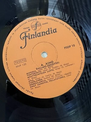 Finlandia Records Vinyl LP & Orchestra - Image 1 of 4