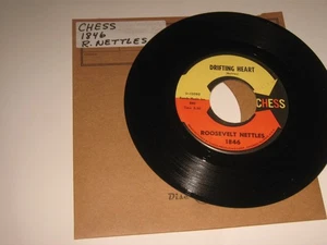 ROCK ROLL RHYTHM BLUES 45 RPM RECORD DRIFTING HEART ROOSEVELT NETTLES CHESS - Imagen 1 de 2
