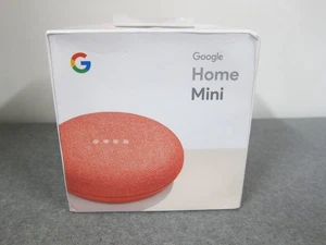 Google Home Mini Smart Assistant - Coral Pink - Picture 1 of 6