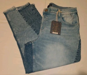 Democracy "Ab"solution High Rise  Jean 20W Mold & Hold Two Tone Frey Hem NWT - Picture 1 of 8