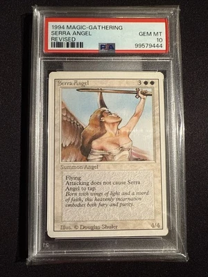 Serra Angel Revised Edition PSA 10 GEM   MINT Magic The Gathering MTG - Image 1 of 2