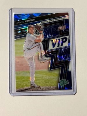 2025 Panini National VIP Prizm Jamie Arnold Blue Ice /75 Prospect Seminoles - Image 1 of 2