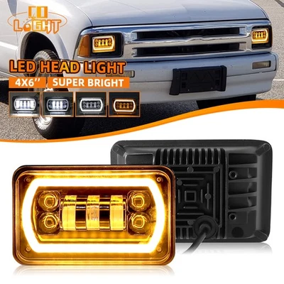 Faro LED PUNTO DRL alto/bajo para moto Suzuki DRZ400SM DRZ400S DRZ250 4x6" Foto 1 de 4