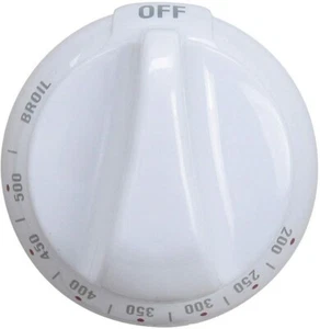 Manopola termostatica portata forno bianca adatta per GE Hotpoint WB03K10036 PS225985 AP2014848 - Foto 1 di 5