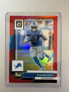 D’Andre Swift Detroit Lions Panini Optic NFL 2022 RED PARALLEL SP /99 - Bild 1 von 5