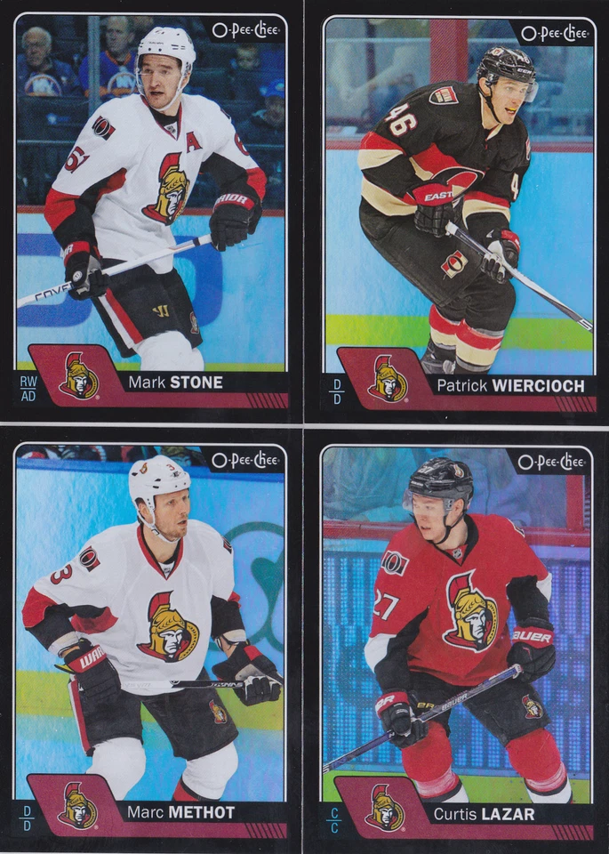16-17 OPC Patrick Wiercioch /100 Rainbow Black OPEECHEE Senators 2016 - Image 1 of 1