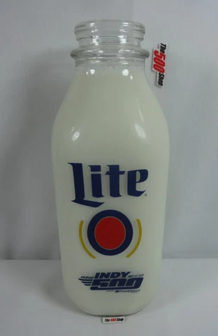 2018 Indianapolis 500 102nd Running Miller Lite Beer Event Milk Bottle Collector Cover