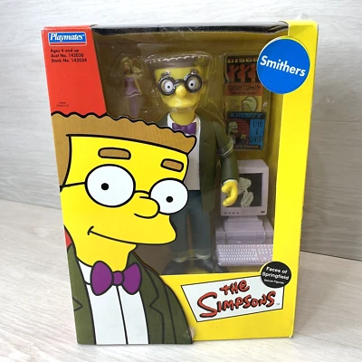 Los Simpson Caras de Springfield Figuras de Lujo Juego Smithers 2002 Nuevo Foto 1 de 4