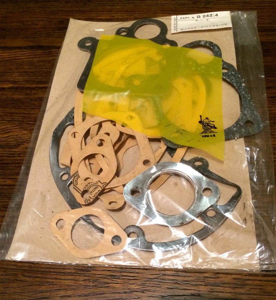 КОМПЛЕКТ ПРОКЛАДОК MONTGOMERY WARDS RIVERIDE / BENELLI 250 куб. см и 350 куб. см G242/4 - Изображение 1 из 1